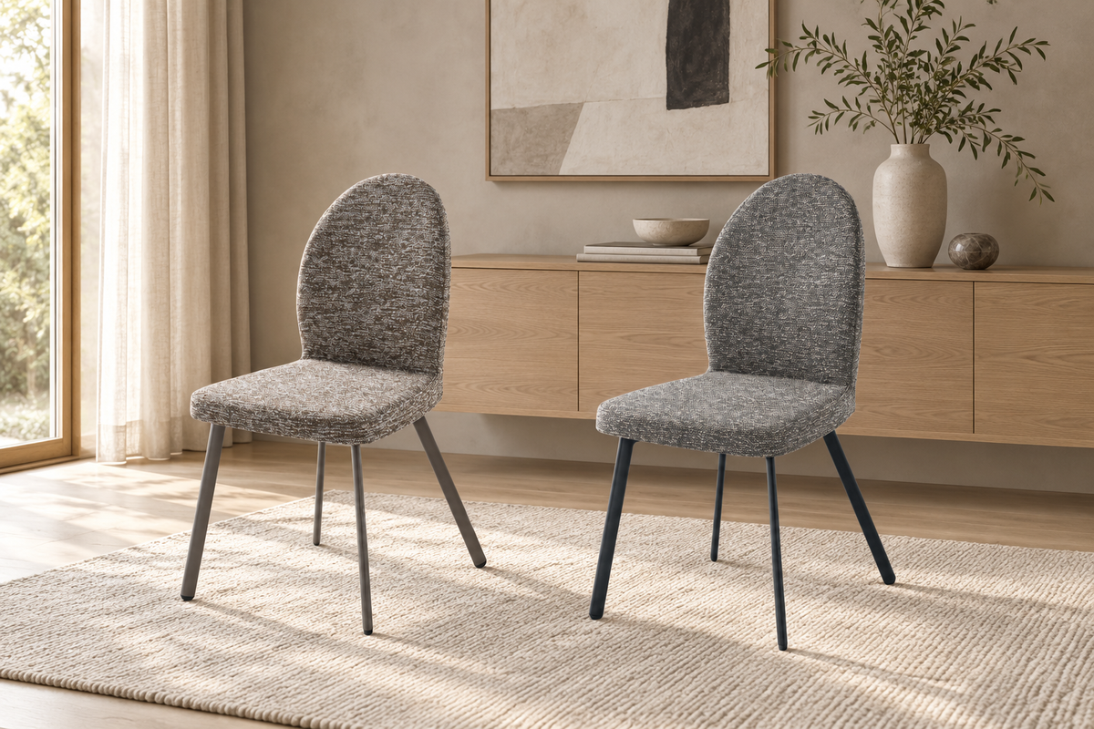 Chaise de salle à manger rembourrée Daytona