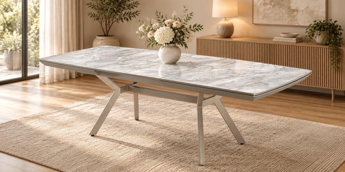 Table à manger extensible Titanyum 180–260 cm