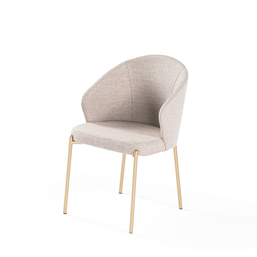 Chaise de salle à manger rembourrée Bugatti